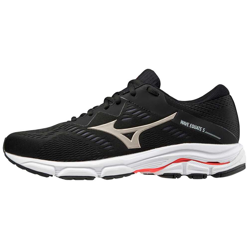 Mizuno Wave Equate 5 Férfi Futócipő Fekete/Arany/Piros TOY713056